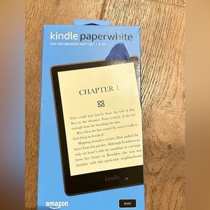 New Amazon Kindle Paperwhite 11th Gen 8GB, Wi-Fi, 6.8" - Black (Ad-Supported)